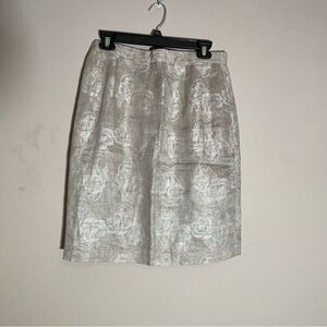 Herve Bernard linen pencil skirt. ‎ Size 10
